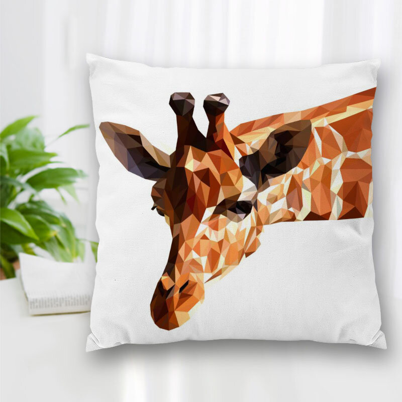 New Art Animal Pillow Slips With Zipper Bedroom Home Office Decorative Pillow Sofa Pillowcase Cushions Pillow Cover