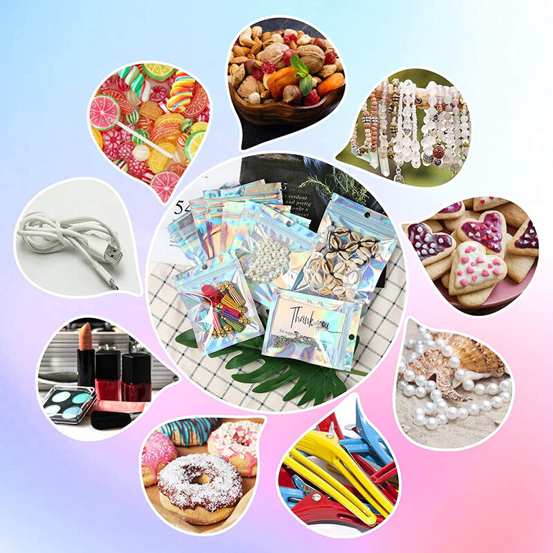 50 hojas/lote 5*9 CM, tarjeta de felicitación de agradecimiento con láser colorido, regalo, decoración DIY, tarjetas de visita