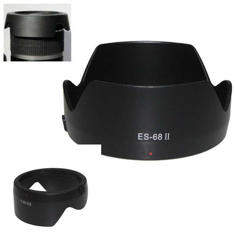Nowy ES-68 II mocowanie bagnetowe osłona przeciwsłoneczna do obiektywu Canon EF 50mm f/1.8 STM