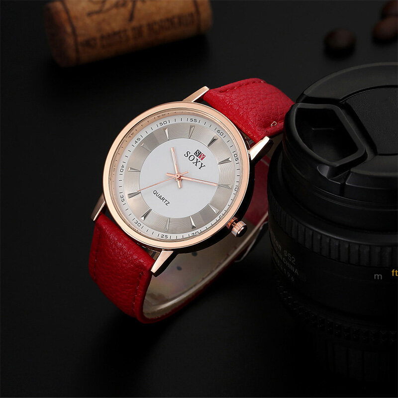 Liquidação masculino relógios soxy relógio de moda & casual relógio de couro de luxo elegante relógio de pulso relojio venda quente! TME0009