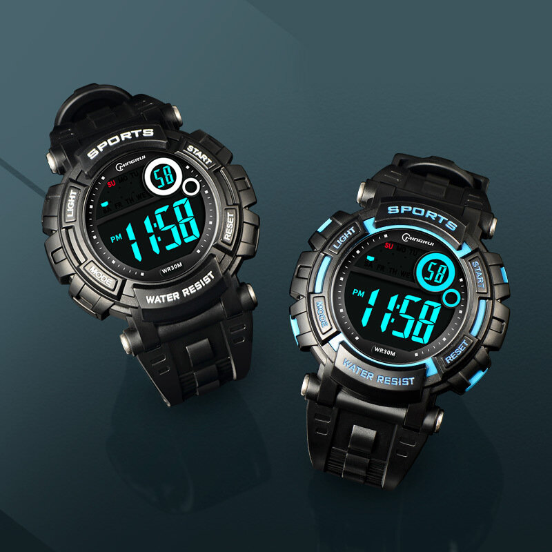 Wojskowe zegarki sportowe zegarek dla dzieci wodoodporny zegarek LED zegarek z alarmem zegar elektroniczny zegarki cyfrowe dla dzieci