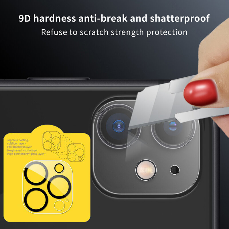 Protector de lente de cámara para IPhone 13 Pro Max 13 Mini, Protector de pantalla de cámara