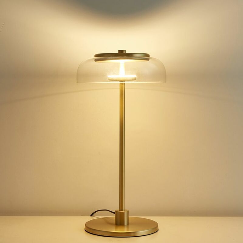 الحديثة LED الجدول مصباح الشمال مكتب زجاجي مصباح ل أباجورة غرفة نوم الديكور طاولة غرفة المعيشة مصابيح أضواء ليلية