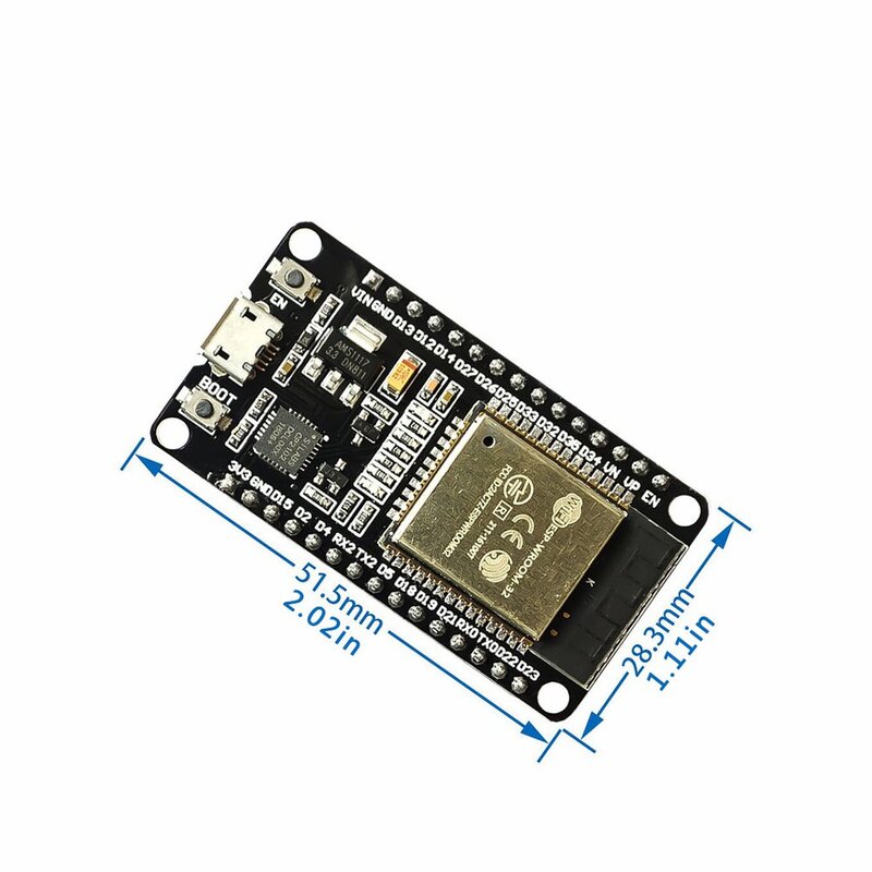 WiFi drahtlose entwicklung board solder header Filter modul für ESP-32 power verstärker Micro USB dual core