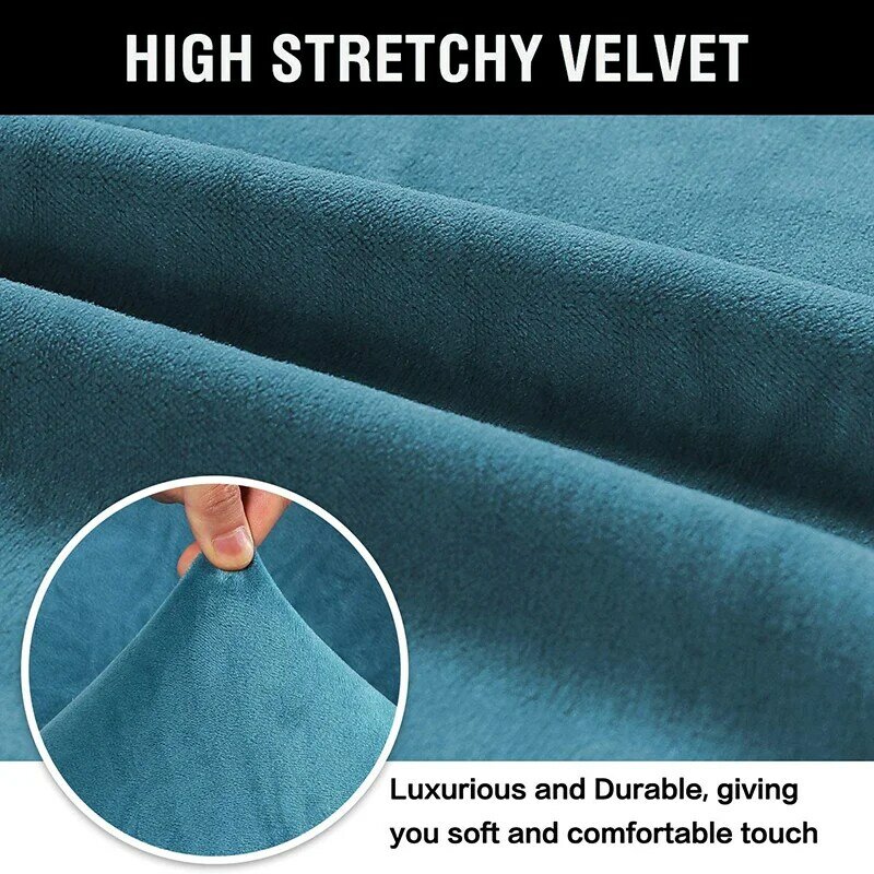 1/2/3/4 seater alta qualidade veludo estiramento elástico sofá capa sala de estar sofá slipcover caso protetor de móveis capas de sofá