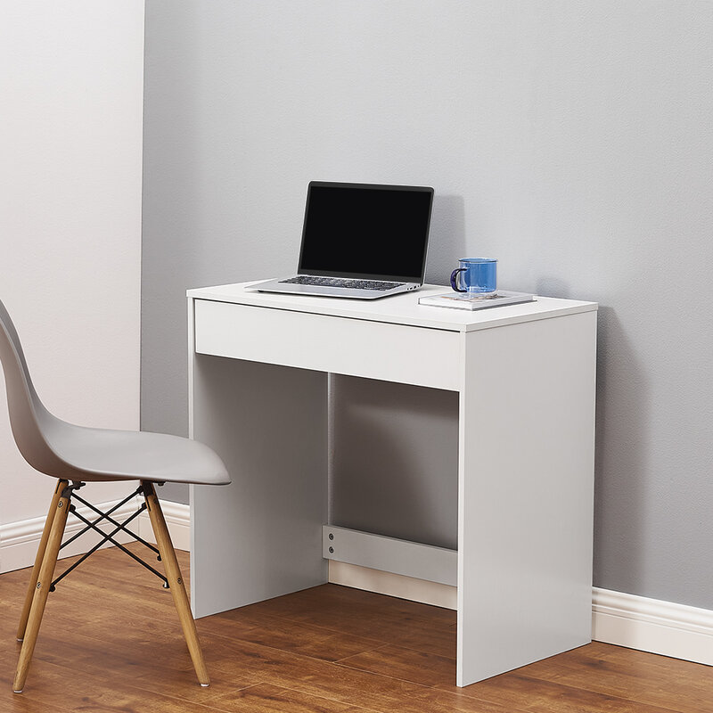 Panana-mesa pequeña para ordenador, estación de trabajo, mesa de oficina, escritorio de estudio para el hogar, con Cajón Grande, estación de escritura, 80x45x75cm