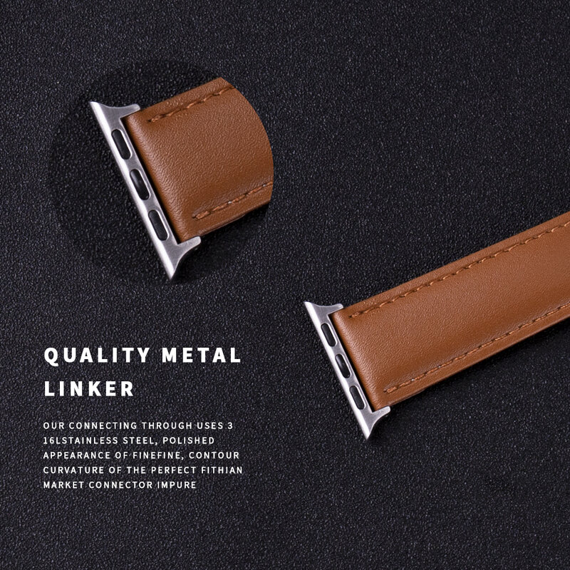 Nahtlose metall aluminium strap stecker adapter für Apple Uhr 38mm 42mm 40mm 44mm stecker für iwatch 6 SE 5 4 32 zubehör
