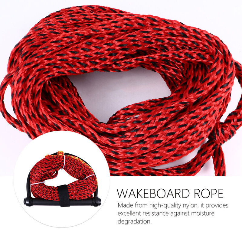 1Pcs 23m Water Ski Rope Safety Surfing Towable Watersports Rope Water Ski Rope with Handle for Wakeboard Kneeboard New Hot