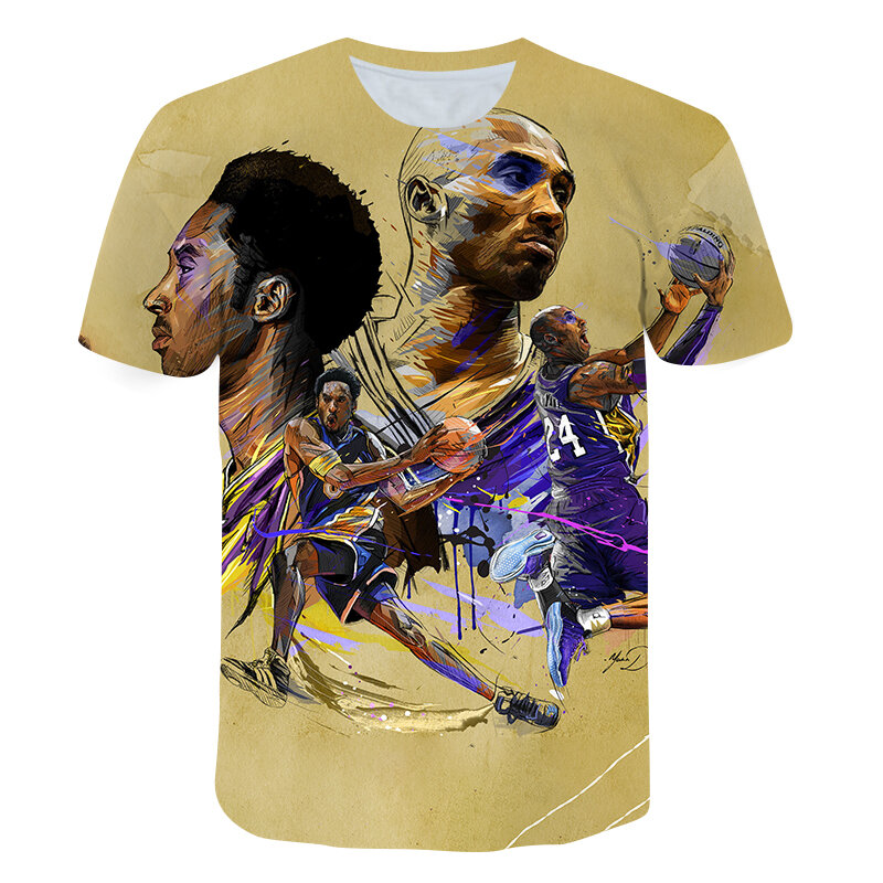 Nieuwe Zomer Hot Jongen Jo dan NO.23 T Shirts Jongen Camouflage O-hals Mode 3D Print 23 Hip-Hop tee Basketbal Kleding Casual Top