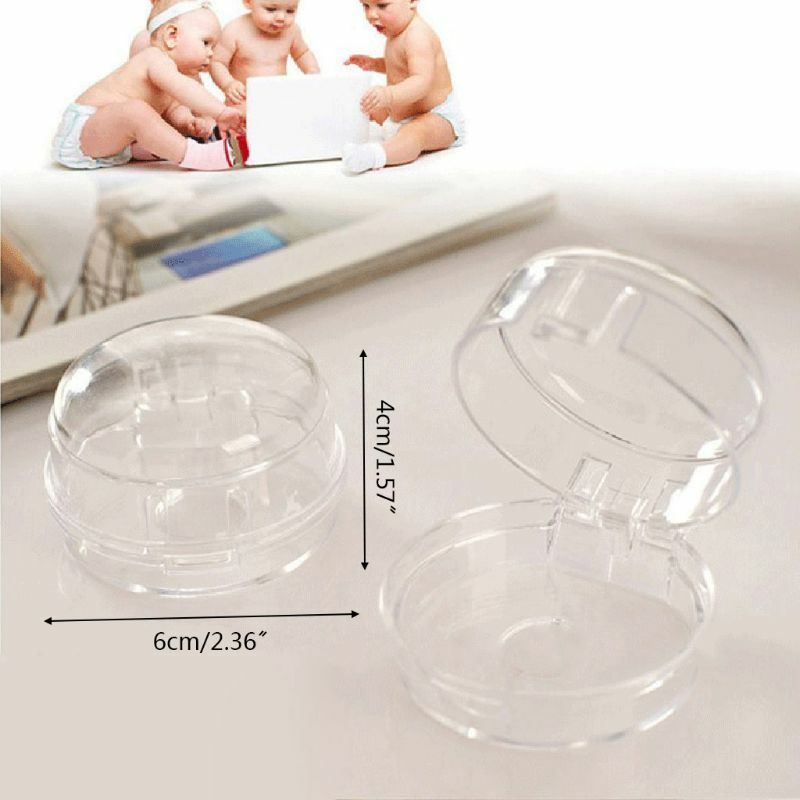 6 Pcs Baby Safety Oven Lock Lid Gas Stove Knob Covers Infant Child Protector Safety Material and Accurate Size Kitchen
