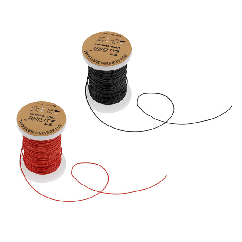 2 個アーチェリーロングボウ弦保護 0.021 厚さを提供する糸