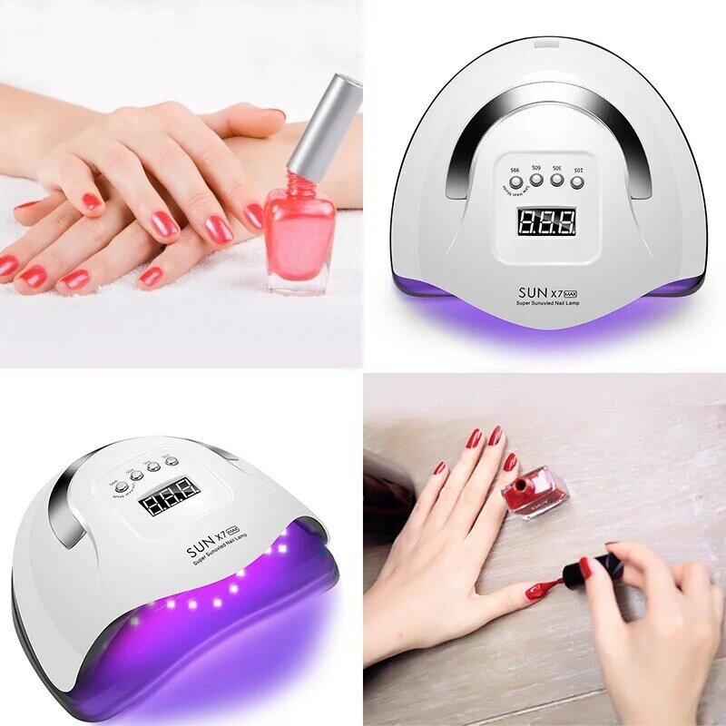 114W UV Nail Dryer Lamp With Automatic Sensor 57 UV LED Light For All Gels 4 Timer Professional Manicure Pedicure Nail Epuipment