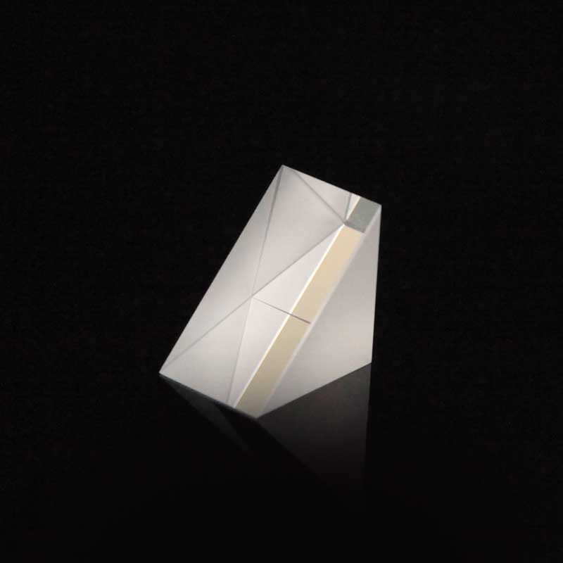 Optical Glass Right Angle Refraction 15x15x12MM Triangular Prism Right Angle External Refraction Prism Right Angle Prism Glass