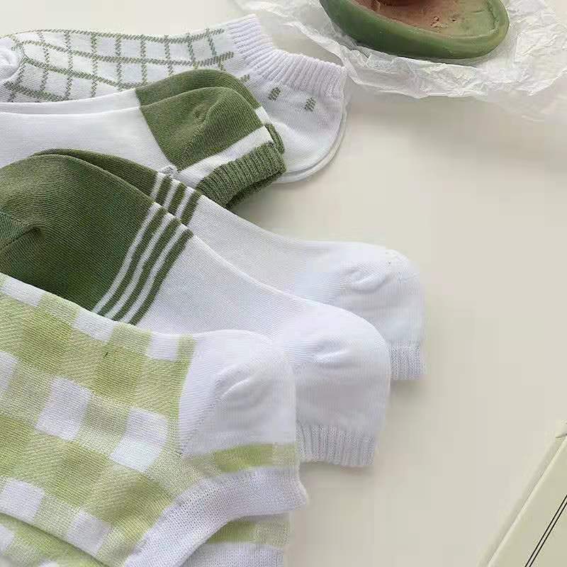 Calcetines con estampado Harajuku para mujer, medias cortas de algodón de estilo callejero, tobilleras divertidas e informales, de verano