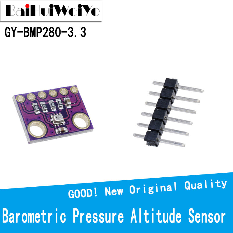 5 pces i2c/spi bmp280 3.3 digital sensor de altitude pressão barométrica alta precisão módulo atmosférico para arduino GY-BMP180-3.3