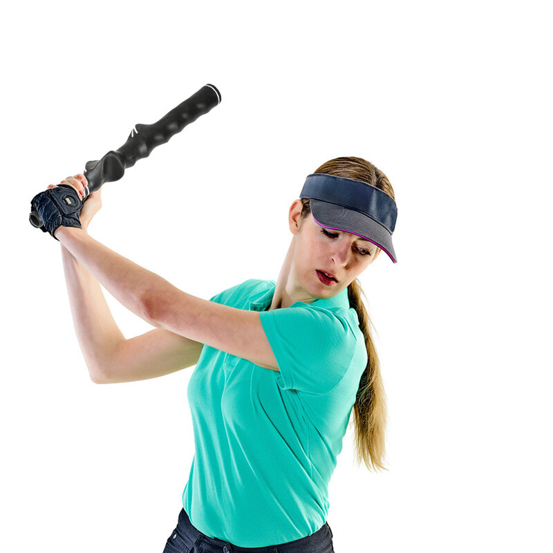 1 pces portátil instrutor do balanço do golfe treinamento aperto padrão ajuda de ensino destro prática de golfe treinamento de auxiliares