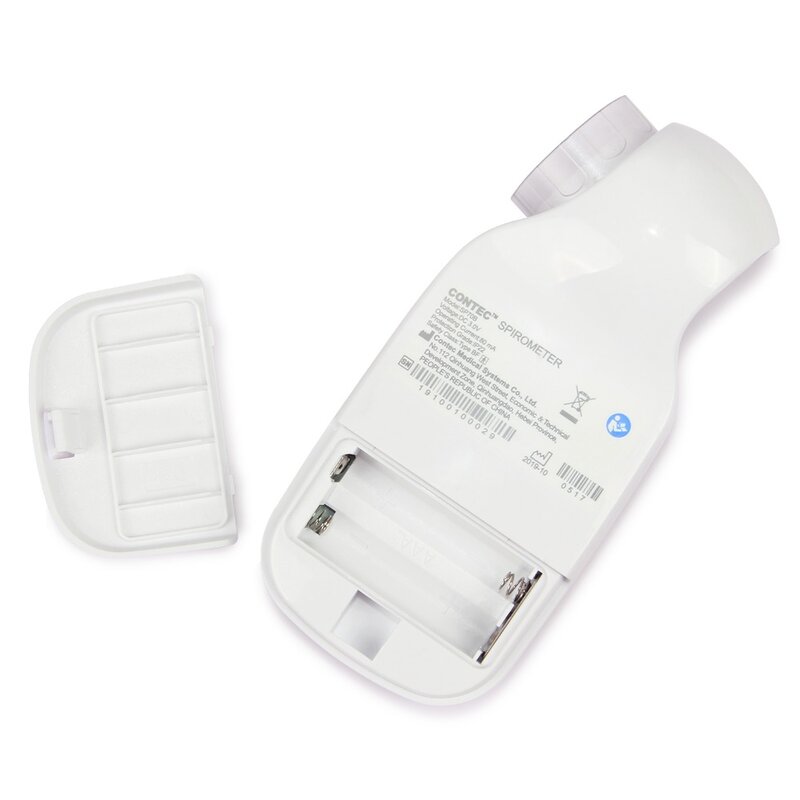 Spirômetro digital contec sp70b respiração pulmonar diagnóstico vitalógrafo spirometria + software