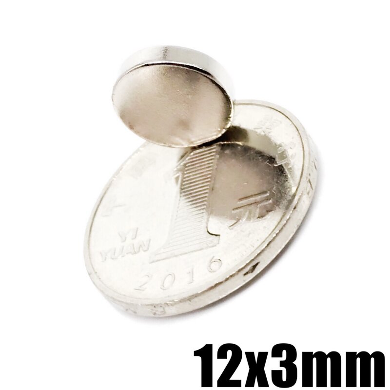 10/20/50/100/200/500PCS 12x3 Super Powerful Strong Bulk Round NdFeB Neodymium Disc Magnets Dia N35 Rare Earth Magnet 12*3
