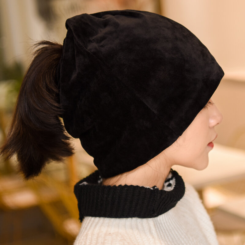 Longkeeper bonés femininos de cachecol, chapéus para outono e inverno para mulheres, para cabeça