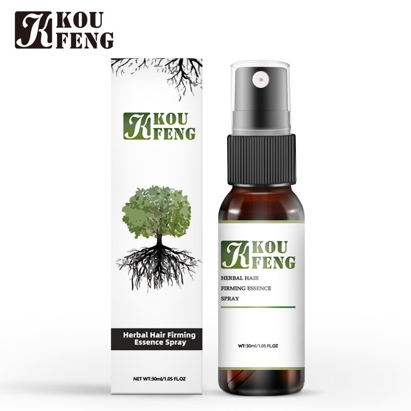 KouFeng-espray de esencia para el crecimiento del cabello, 30ml, tratamiento para la pérdida del cabello, Spray para el crecimiento del cabello