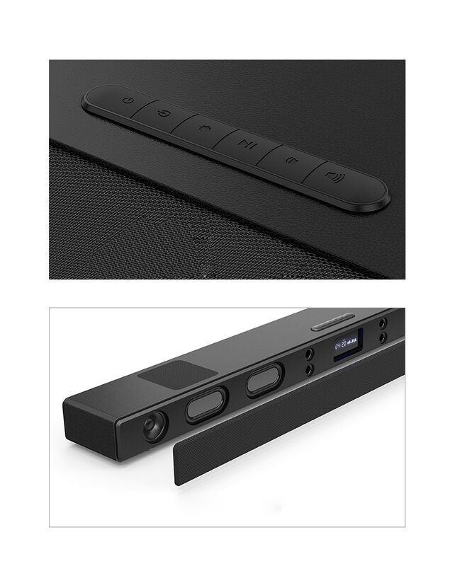 JY AUDIO A9 Bluetooth Soundbar 5.1เสียงรอบทิศทางโฮมเธียเตอร์8หน่วยแบบบูรณาการทีวีลำโพงไฟเบอร์Coaxial 8นิ้วซับวูฟเฟอ...