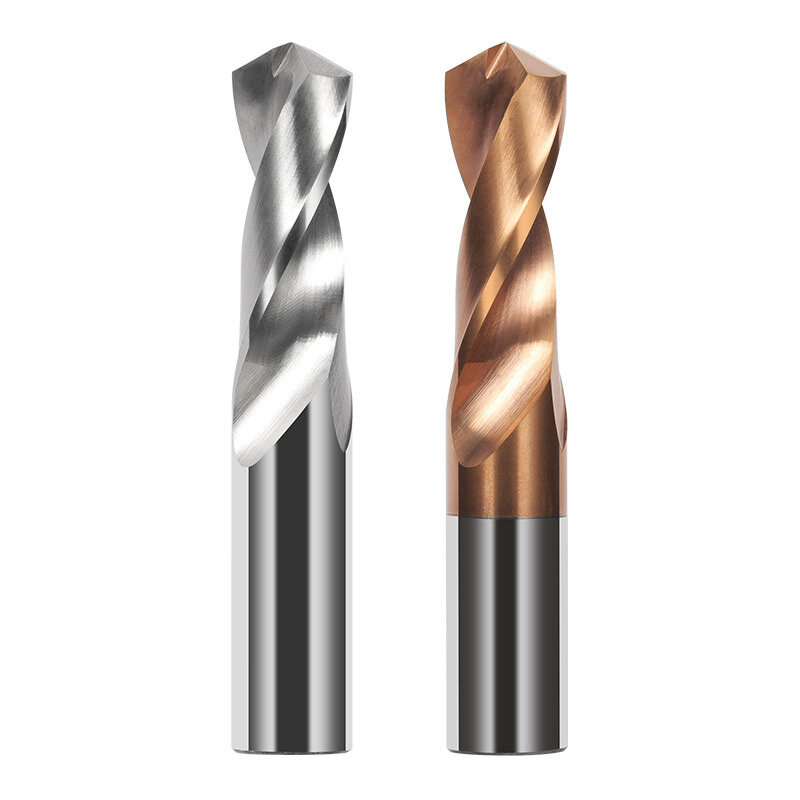 1Pcs Carbide Alloy Drill Tungsten Steel Cobalt Stainless Twist Drill Bit Straight Handle Solid Monolithic Drill CNC for Aluminum
