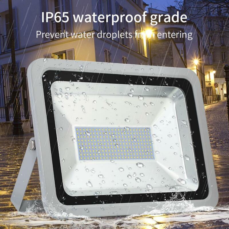 Refletor de led para área externa, 110v 300w, ip65, à prova d'água, para jardim, ambiente externo, iluminação de paisagem
