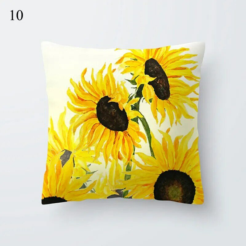 45x45cm Frigg Yellow Black Geometric Pattern Square Cushion Cover Pillow Case Polyester Throw Pillows Cushions For Home Decor