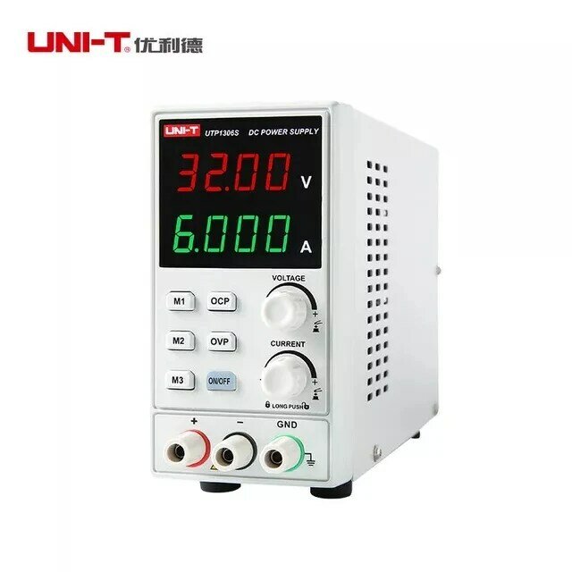UNI-T UTP1306S regulowany przełącznik zasilacz DC regulowany 32V 6A pojedynczy kanał 4 bity 220V wejście OVP naprawa telefonu komórkowego