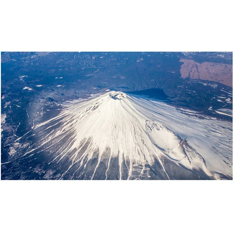 Arazzo da parete con stampa colorata Mount Fuji, giappone M668