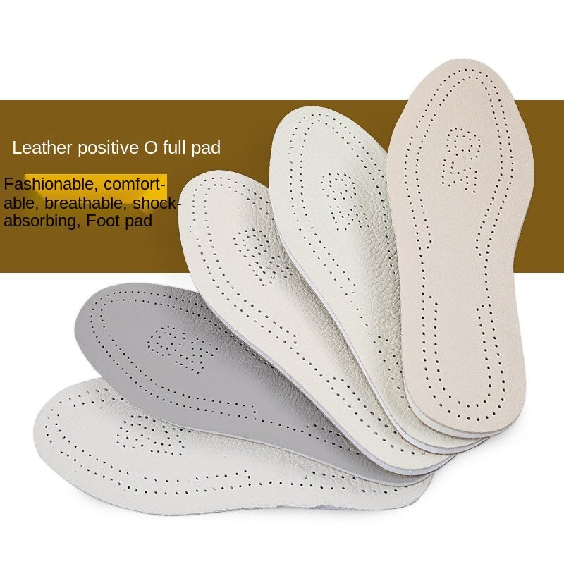 Genuine Leather O/X Leg Orthopedic Insoles Correction Shoe Inserts for Foot Alignment Knock Knee Pain Bow Legs Valgus Varus New