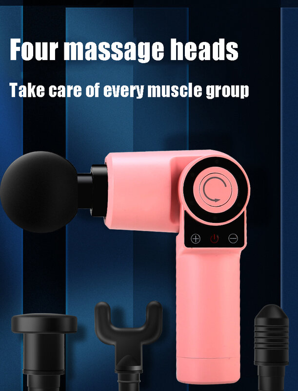 Mini pistola per massaggio elettrica massaggiatore per tessuti profondi corpo collo muscolo vibrazione rilassamento sollievo dal dolore Fascia per terapia della mano