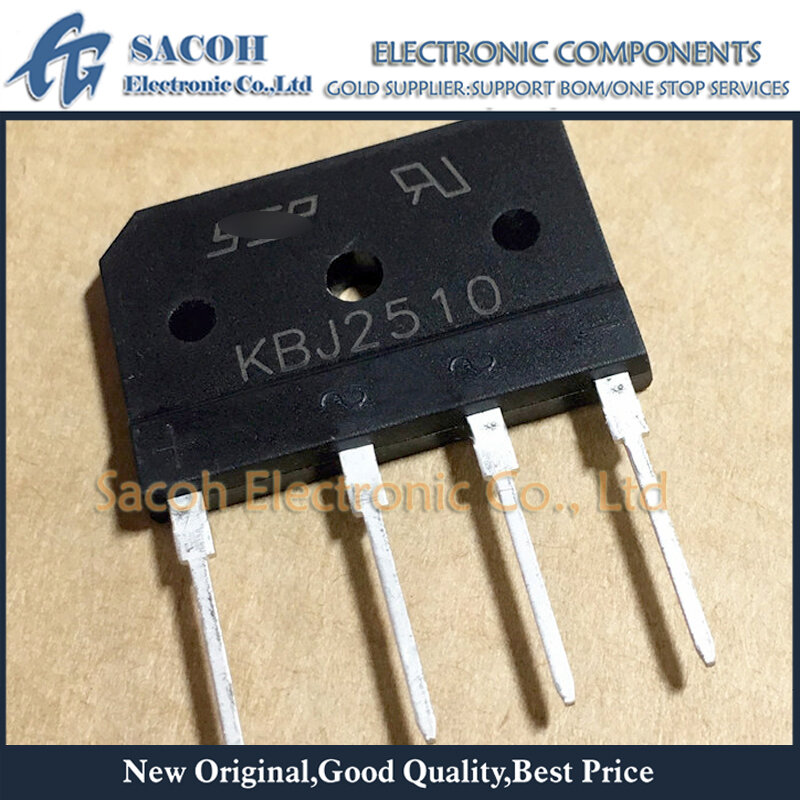 10Pcs KBJ2510 oder KBJ2508 oder KBJ2506 25A 1000V/800V/600V Power Brückengleichrichter