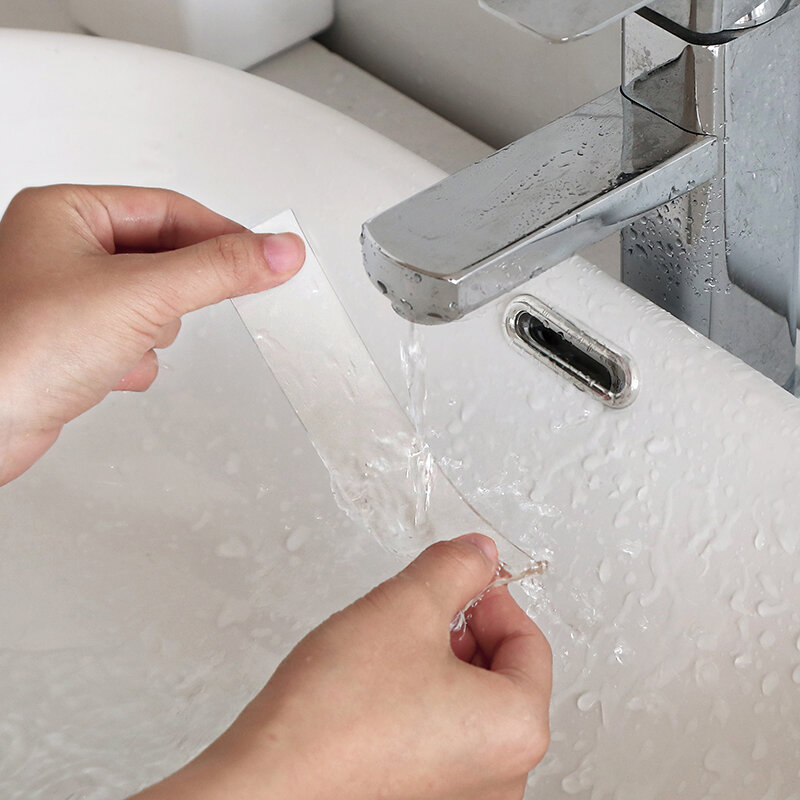 Cinta mágica Nano transparente lavable, adhesiva de doble cara reutilizable, 1M/3M/5M