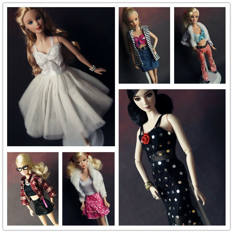 30Cm Boneka Pakaian Multi Sendi Pakaian Boneka Boneka Pakaian Kasual Wave6 Hadiah untuk Gadis Wave3