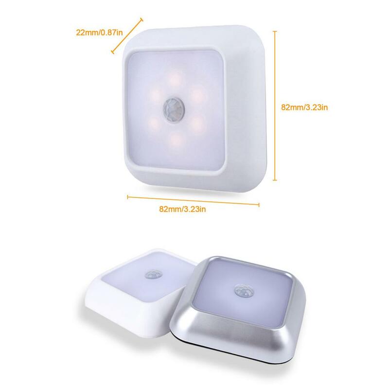 LED Motion Sensor Night Light Cabinet Stairs Smart Home Human Body Induction Lamp Bedside Lamp Wardrobe Cabinet Lamp