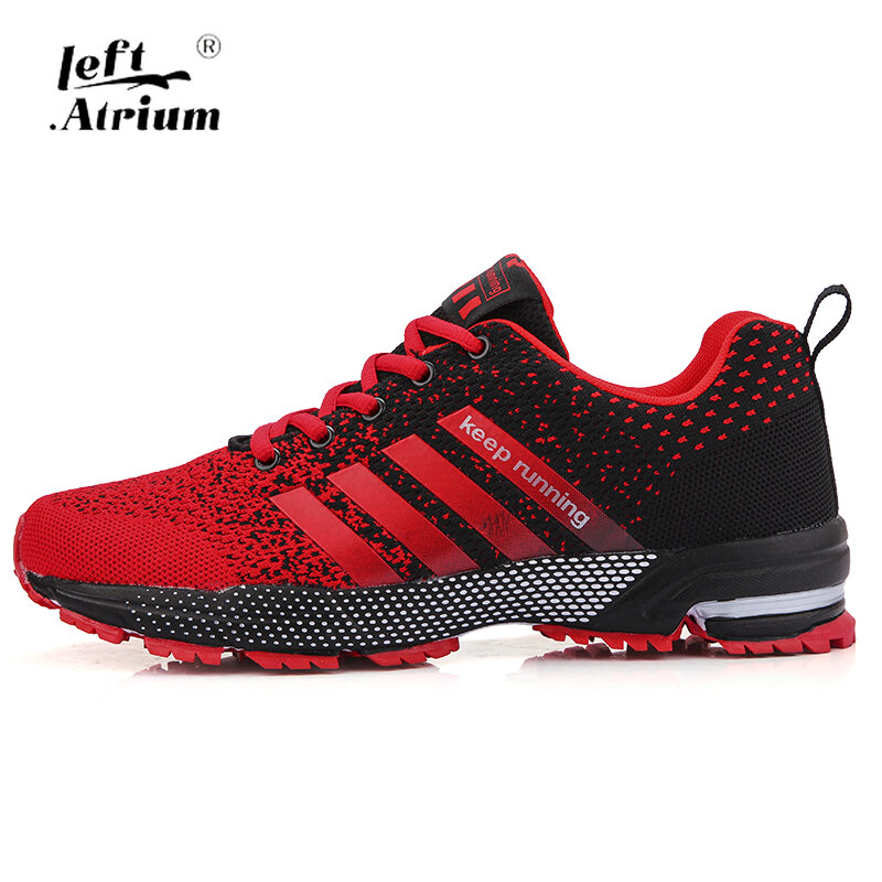 2021 Men Running Shoes Breathable Outdoor Sports Shoes Lightweight Sneakers for Women Comfortable Athletic Training Footwear