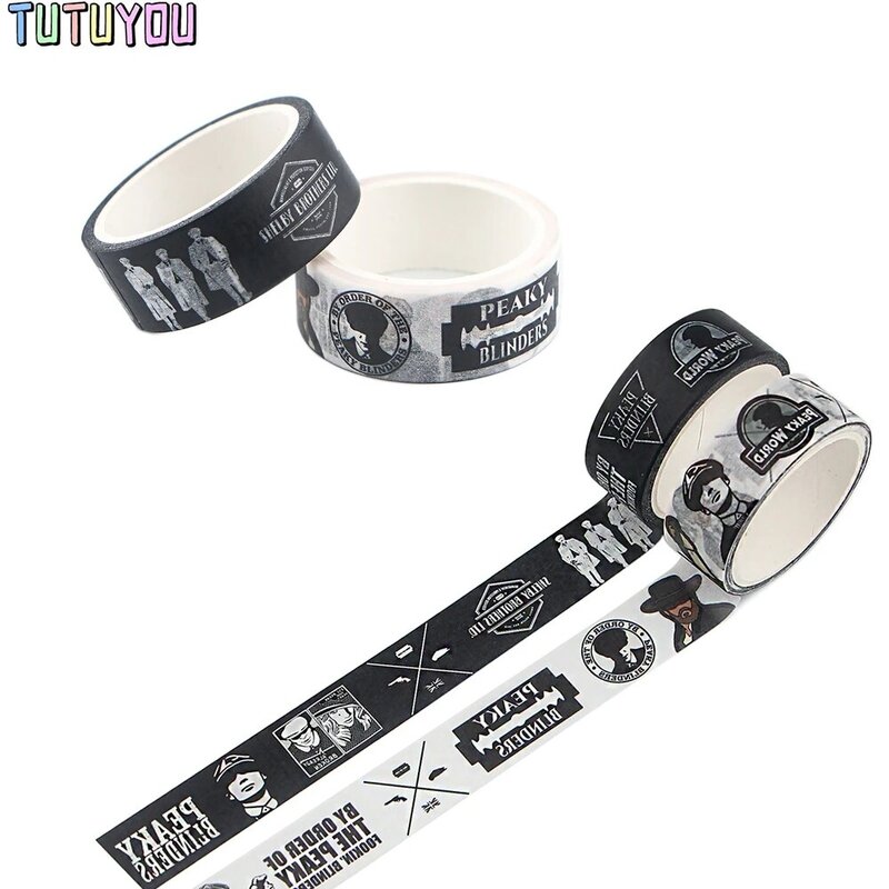 PC2143 1pcs High Quality Peaky Blinders TV Decorative Paper Washi Tape DIY Scrapbooking Tapes School Office Supply