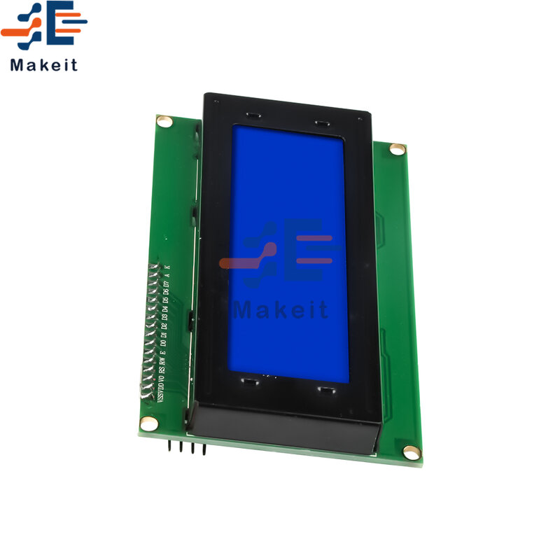 Geel Blauw Display LCD2004 Iic I2C Twi Spi Serial Interface Adapter Module 20X4 HD44780 Karakter Backlight Scherm Voor Arduino