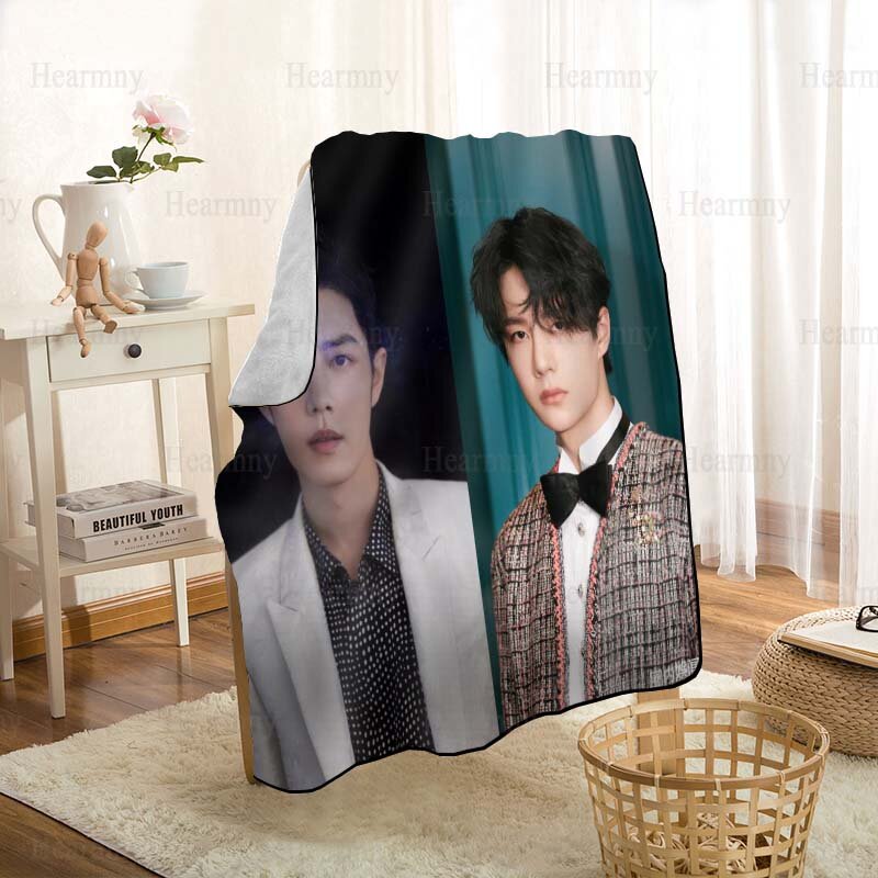 HEARMNY YiBo Blanket Super Soft Warm Microfiber Fabric Blanket For Couch Throw Travel Adult Blanket 0508