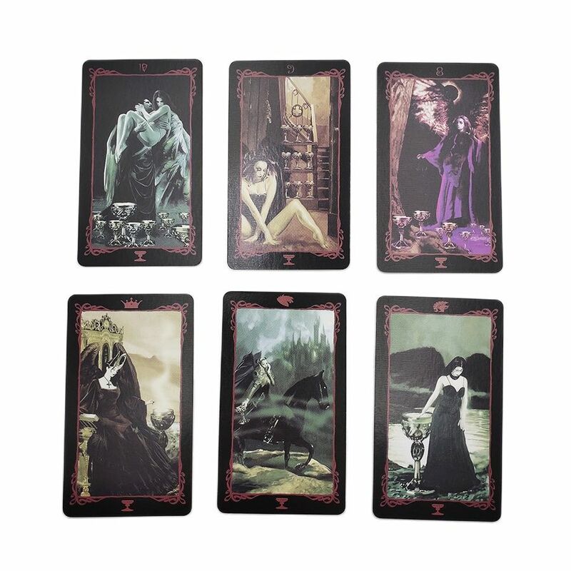 Dark Angel Tarot Karten Deck Fate Oracle Deck Spiel Mysterious Divination Für Freund Party Persönliche Unterhaltung Brettspiel