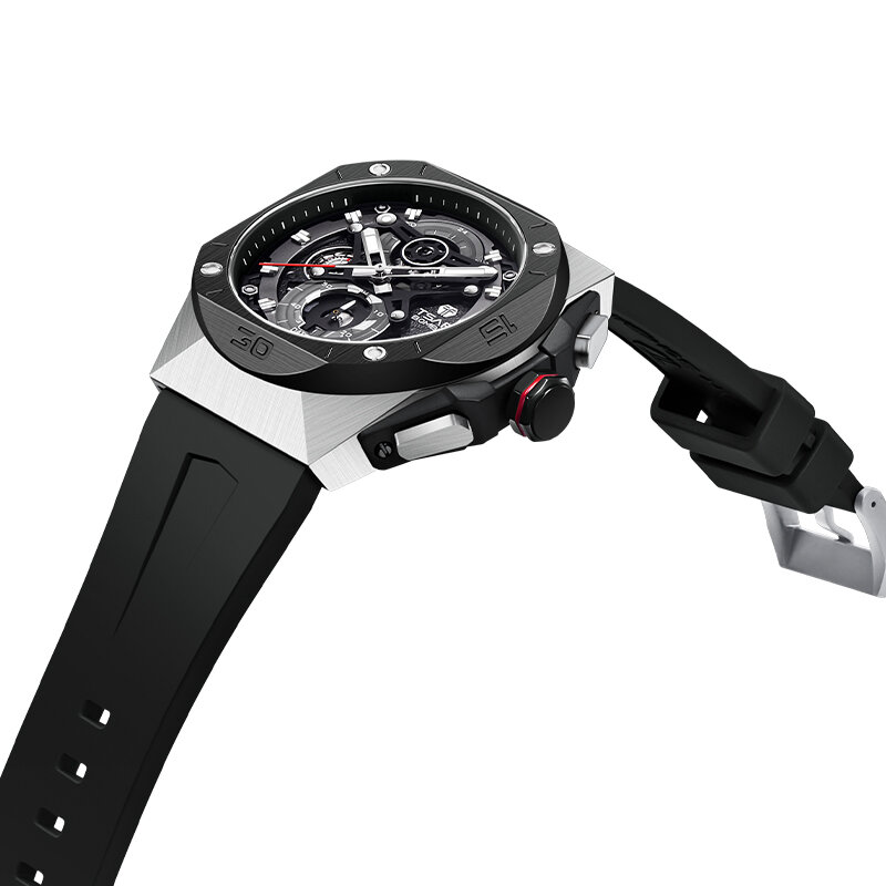 TSAR – montre-bracelet de luxe pour hommes, étanche à 100M, MIYOTA JS20, boîtier en acier inoxydable, saphir, horloge de Sport et d'affaires