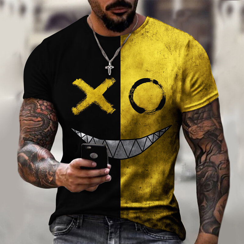 Camiseta divertida con estampado 3D de Ms. Bee para hombre, camisa con personalidad de calle, cuello redondo, manga corta, Hip Hop, Unisex, 6XL
