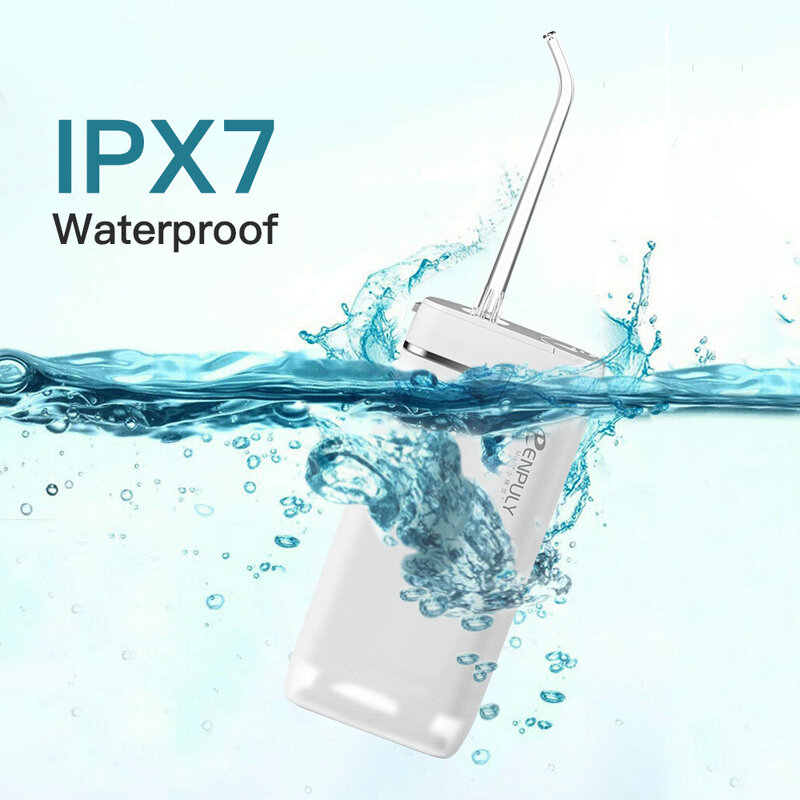 Xiaomi enpulyミニポータブル口腔洗浄器歯科洗浄器歯水歯クリーナーフロッサヘッドbucal waterpulse超音波