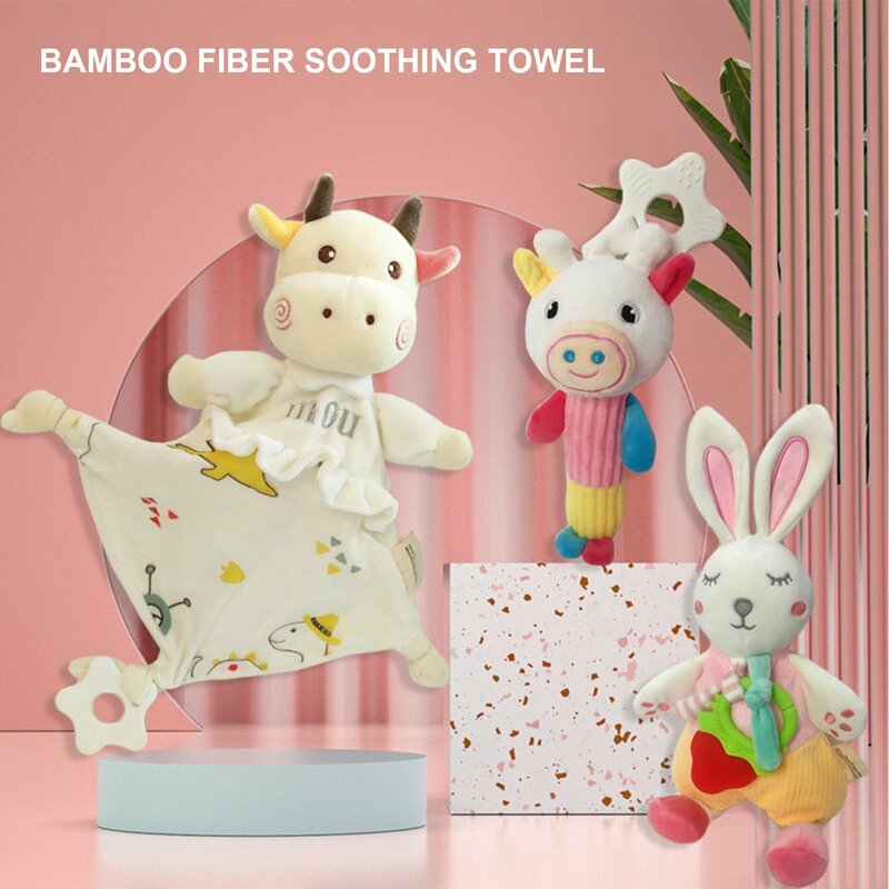 Comfort Towel Bamboo Cotton Gauze Comfort Towel Newborn Imported Comfort Doll 0-3 Years Old Newborn Sleep Plush Comfort Toy