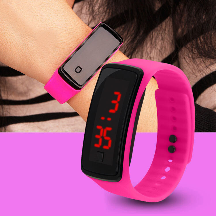 Neue Marke Silikon Sport Junge Mädchen LED Digital Quarz Uhr Männer Frauen Mode Armbanduhren Uhr Relogio Masculino Feminino