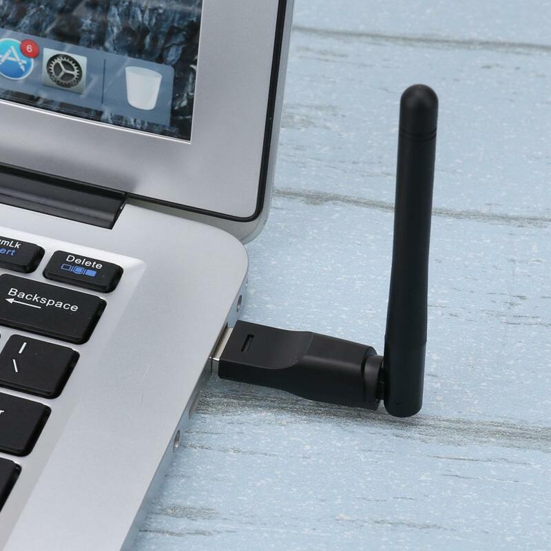 Adaptador de antena Wifi USB, tarjeta Wifi, Dongle Ethernet, controlador gratuito para PC, escritorio y portátil