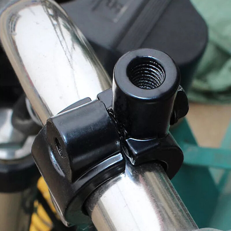 2pcs 자전거 핸들 바 미러 마운트 8mm/10mm 알루미늄 합금 오토바이 자전거 핸들 바 장착 브래킷 미러 클램프 클립