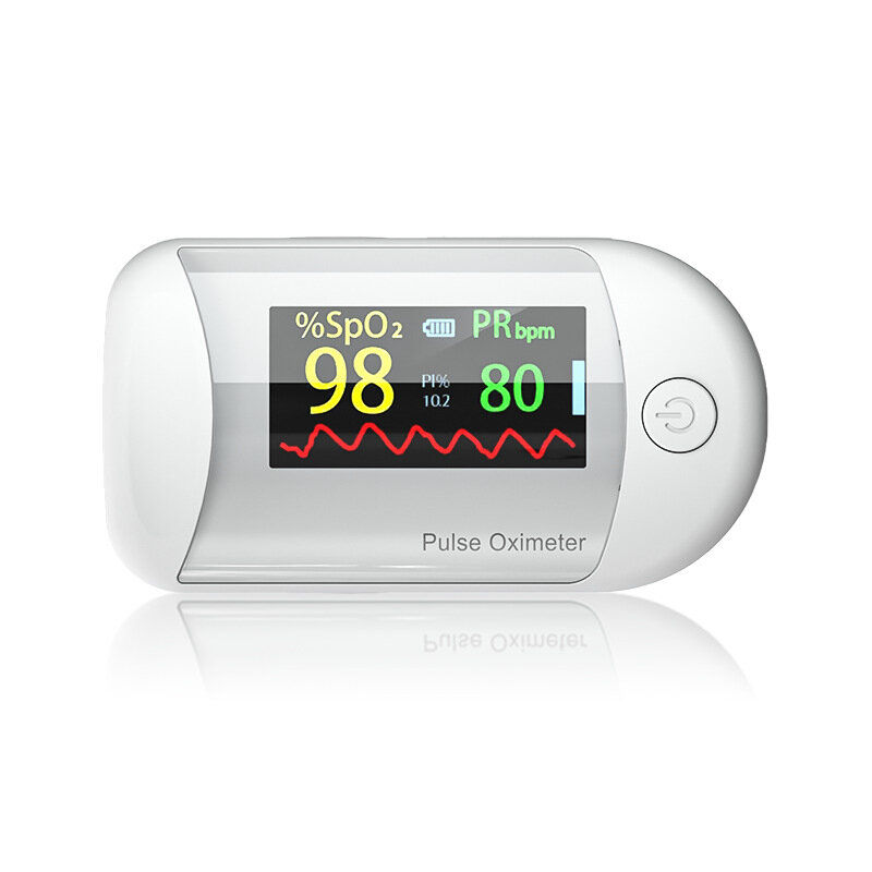 Пульсоксиметр Пальчиковый портативный для измерения пульса и уровня кислорода в крови