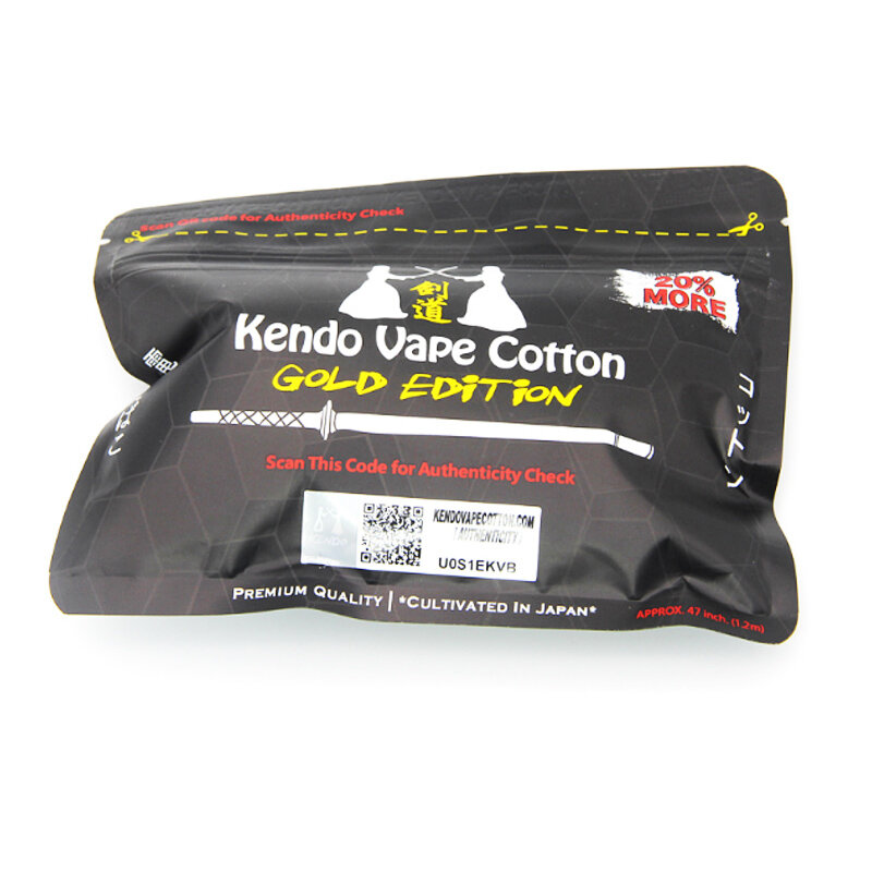 Kendo – bobine de bobine d'atomiseur 100% coton, fil de chaleur japonais, pour bricolage RDA RBA